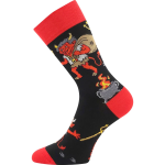 Obrázok z LONKA Ponožky unisex mikulášské TREPIFAJXL s obrázky ČERTŮ (3 páry)