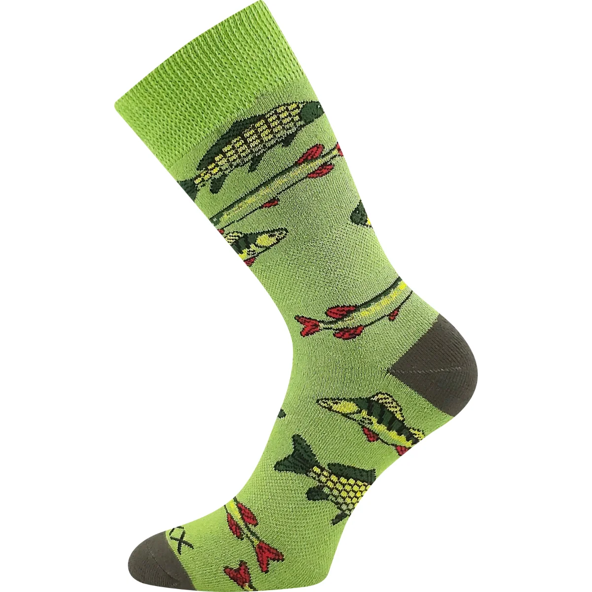 VOXX Ponožky fishing LOVIX 02 froté s obrázkem RYB 01 (3 páry) 43-46 126384