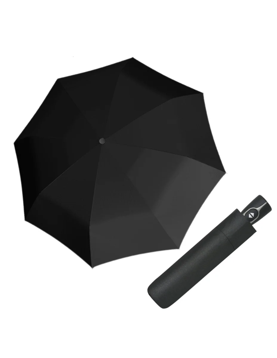 Doppler Magic Fiber Pánsky plne automatický dáždnik čierny 7441466