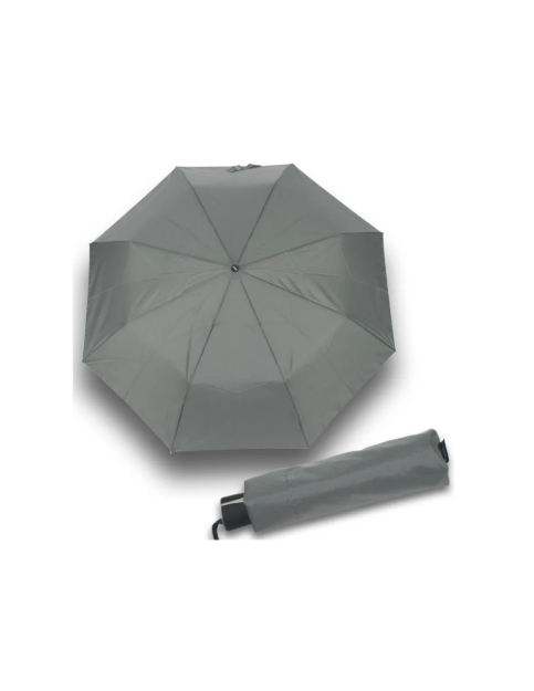 Obrázok z DOPPLER Mini Fiber Uni - dámský šedý skládací deštník šedá