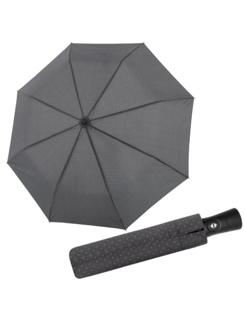 Obrázok z DOPPLER Fiber SUPERSTRONG - pánský plně automatický zesílený deštník puntík