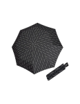 Obrázok z DOPPLER Fiber Magic Black&White Rings - dámský plně automatický deštník černá