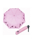 Obrázok z DOPPLER Fiber Magic Cats Family - dámský plně automatický deštník růžová