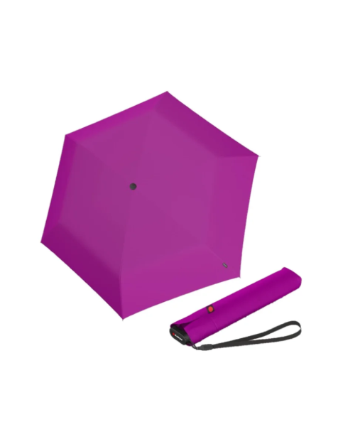 Obrázok z KNIRPS US.050 BERRY - lehký dámský skládací plochý deštník růžová