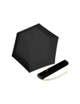 Obrázok z KNIRPS US.050 NEON BLACK - lehký dámský skládací plochý deštník černá