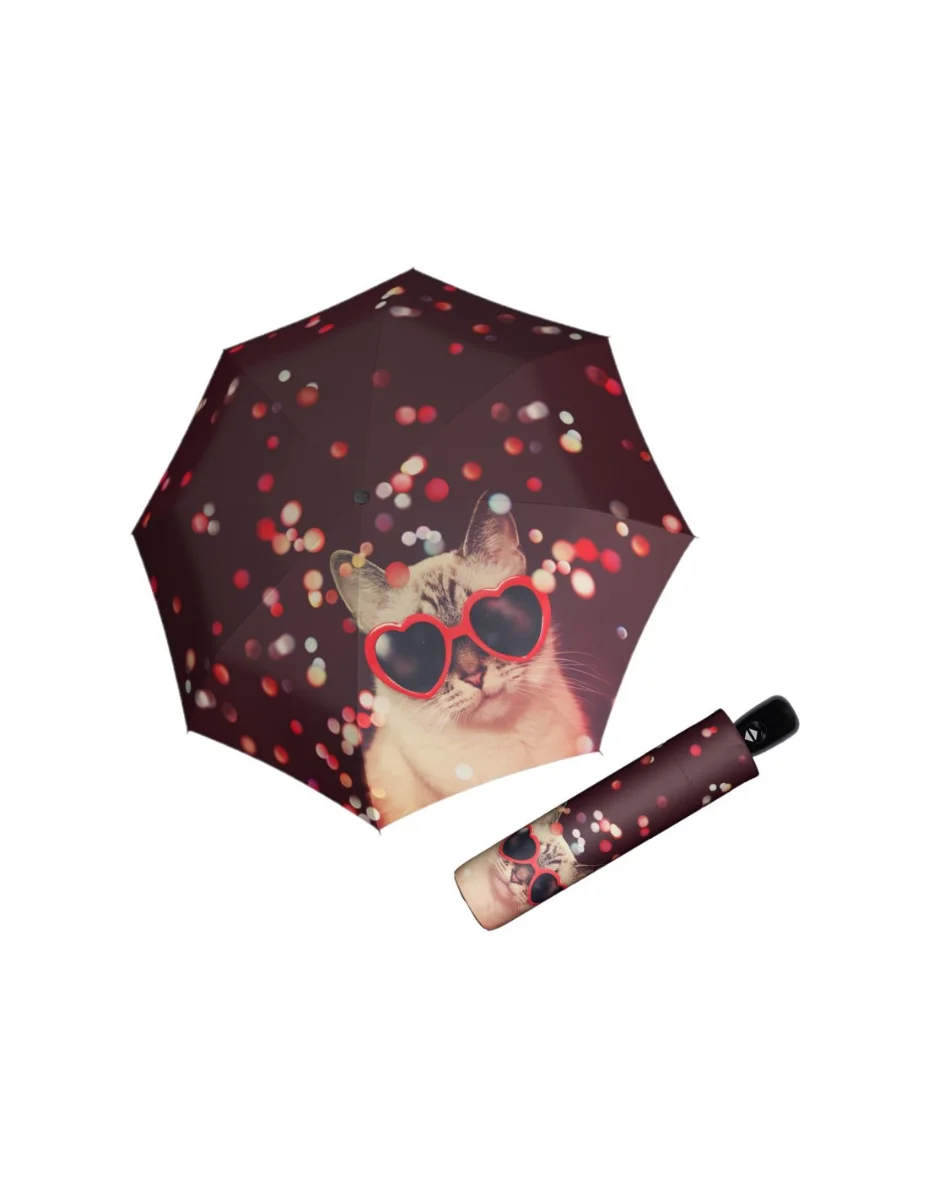 DOPPLER Modern Art Magic - dámský plně automatický deštník červená 74615718