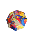 Obrázok z DOPPLER Modern Art BIRDIE - holový vystřelovací deštník vícebarevný