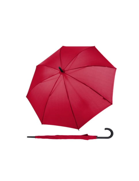 Obrázok z DERBY Hit Stick Long Automatic RED - dámský holový vystřelovací deštník červená