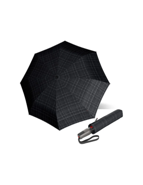 Obrázok z KNIRPS T.400 PRINTS CHECK - elegantní pánský plně automatický deštník