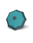 Obrázok z DOPPLER Fiber Mini Style - aqua viola - dámský skládací deštník modrá