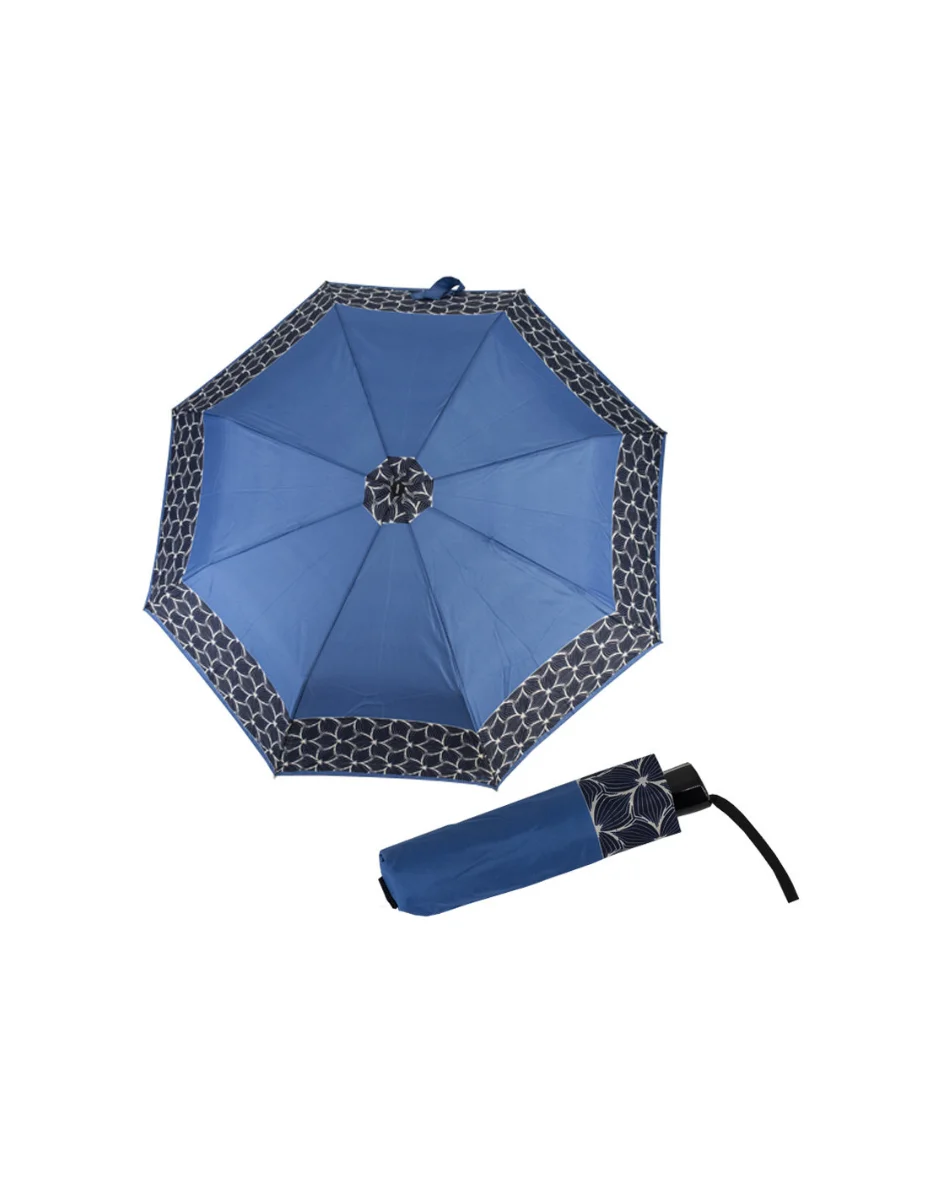 DOPPLER Fiber Mini Style - turquoise viola - dámský skládací deštník modrá 726465328