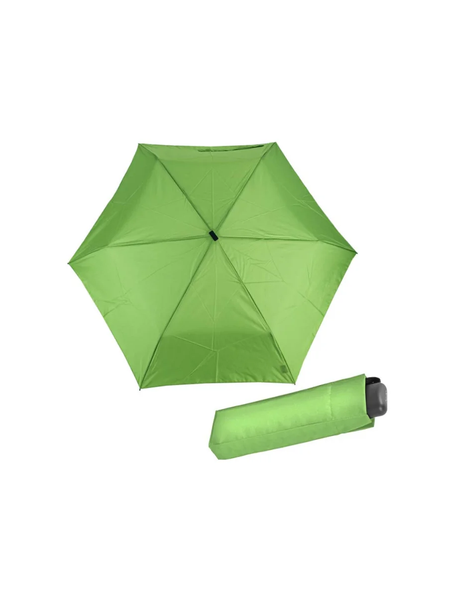 DERBY HIT MINI FLAT - dětský/dámský skládací deštník zelená 722563GNP