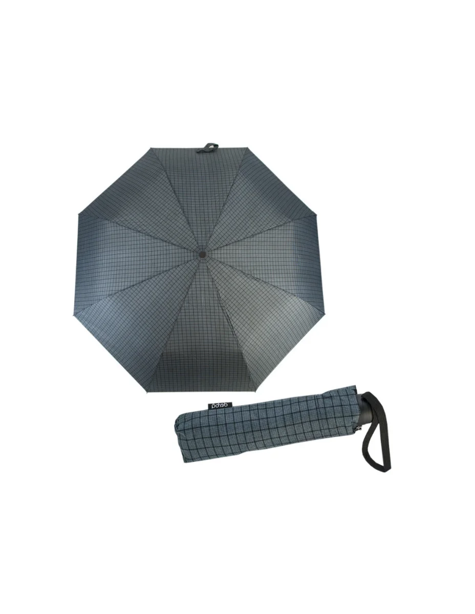 DERBY Hit Vzorovaný - pánský skládací deštník šedá 700267PCZ03