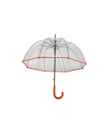 Obrázok z DERBY Hit Long Automatik Transparent - průhledný dámský vystřelovací holový deštník transparentní