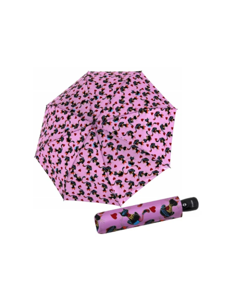 Obrázok z Doppler Magic Fiber Cat Lover Dámsky plne automatický dáždnik