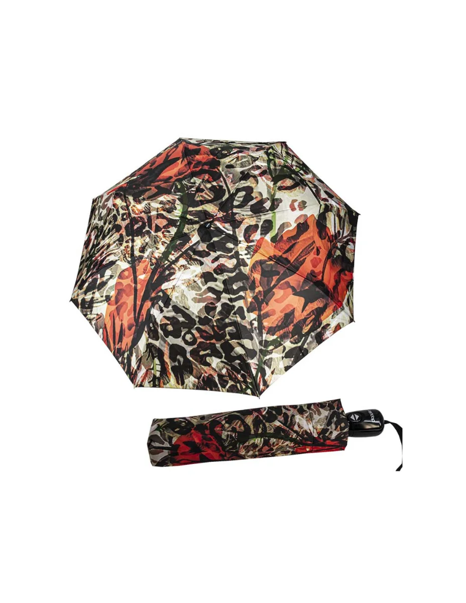 Doppler Magic Fiber Wild Poppy Dámsky plne automatický dáždnik 746165SW