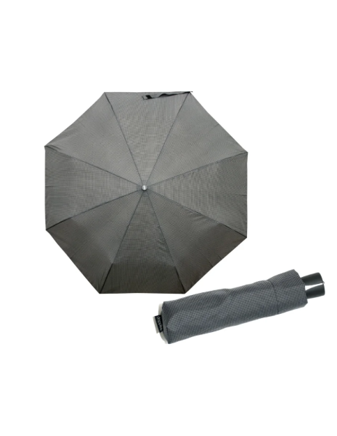 Obrázok z DOPPLER Mini Fiber - pánský skládací deštník šedá