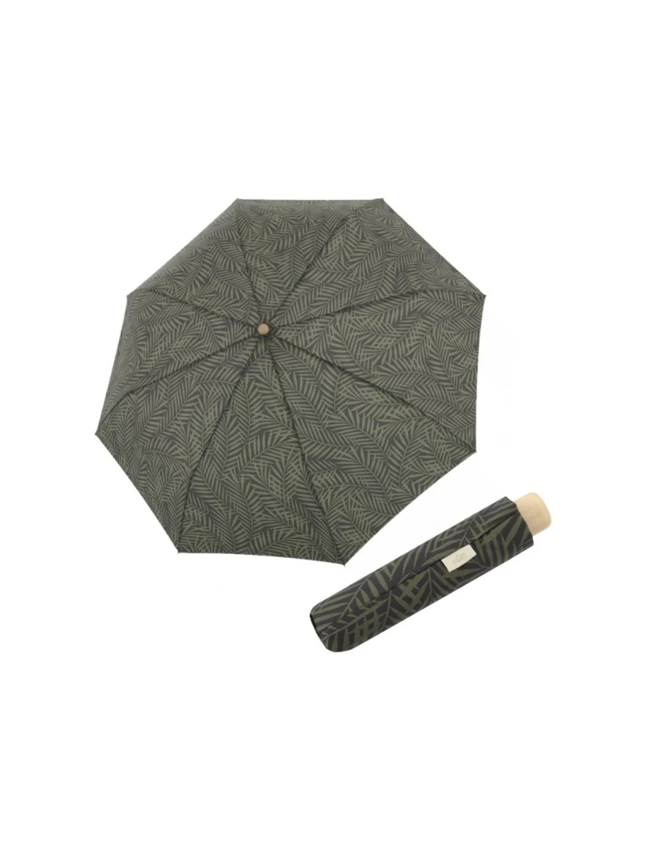 DOPPLER NATURE MINI genesis FSC® - dámský EKO deštník zelená 700365NGE