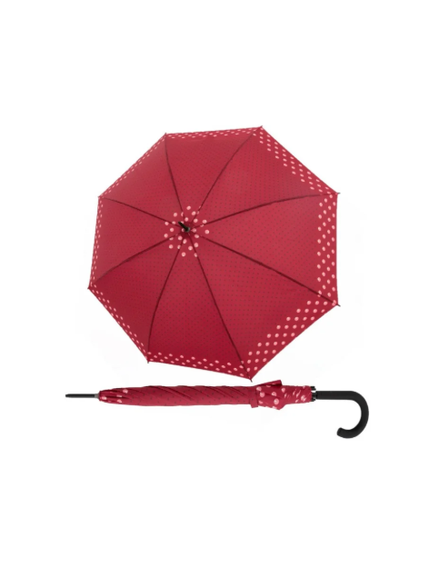 Obrázok z DERBY Hit Long Automatic Twinkle - holový vystřelovací deštník červená