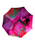 Obrázok z DOPPLER Carbonsteel Long AC MARBLE PINK - dámský holový vystřelovací deštník vícebarevný