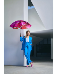 Obrázok z DOPPLER Carbonsteel Long AC MARBLE PINK - dámský holový vystřelovací deštník vícebarevný