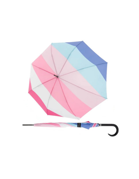 Obrázok z DOPPLER Modern Art Pride Cool Pastell - holový vystřelovací deštník modrá