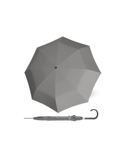 Obrázok z DOPPLER Carbonsteel Long AC CHIC - dámský holový vystřelovací deštník šedá