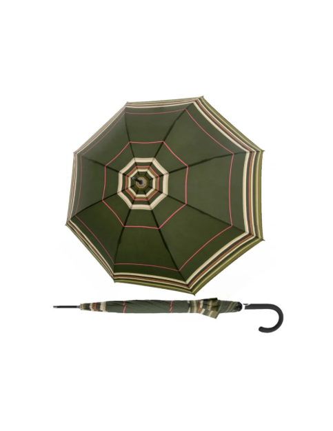 Obrázok z DOPPLER Fiber Flex AC Camoustripe - dámský holový vystřelovací deštník zelená