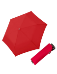 Obrázok z Doppler Mini Slim Carbonsteel Dámsky plochý skladací dáždnik červený