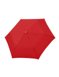 Obrázok z Doppler Mini Slim Carbonsteel Dámsky plochý skladací dáždnik červený