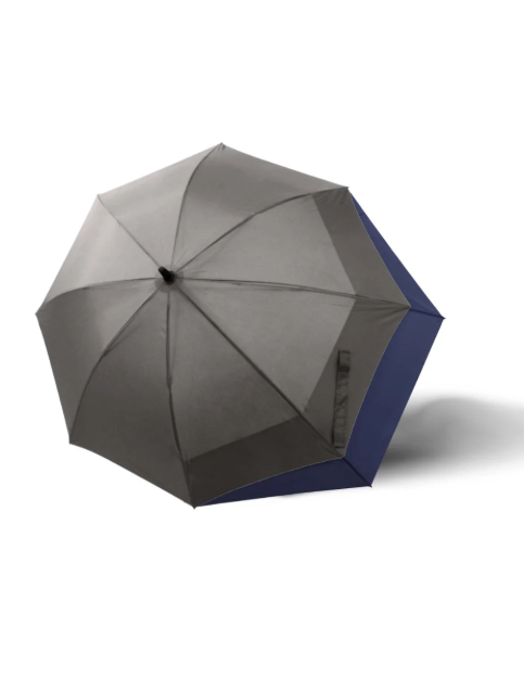 Obrázok z DOPPLER Fiber Long Automatic Move - dámský/pánský holový vystřelovací deštník šedá