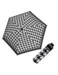 Obrázok z DOPPLER Fiber Havanna Black&White - dámský skládací deštník bílá