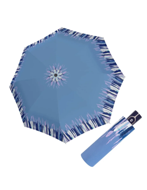 Obrázok z DOPPLER Fiber Magic Style - dámský plně automatický deštník modrá