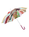 Obrázok z DOPPLER MANUFAKTUR Elegance Boheme Vito - dámský luxusní deštník s abstraktním potiskem vícebarevný