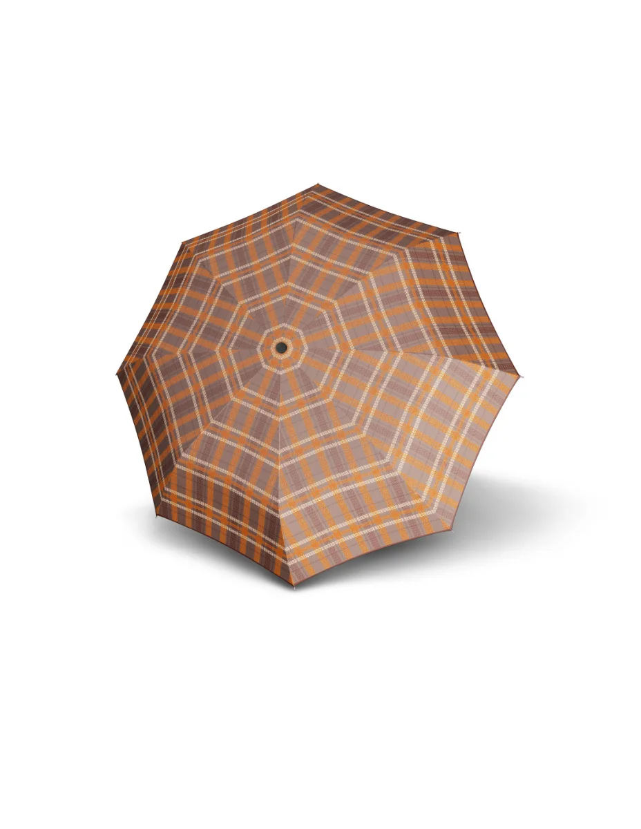 DERBY Hit Micro Automatic Trio - dámský vystřelovací deštník hnědá 720365PT03