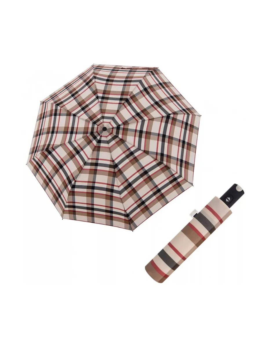 DOPPLER Carbonsteel Magic Karo - dámský plně automatický deštník vícebarevný 74486202