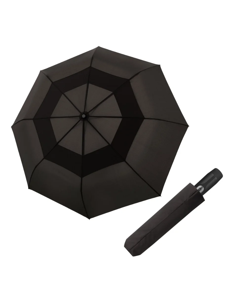 Doppler Magic XM Air Pánsky skladací plne automatický dáždnik čierny 743163SZ