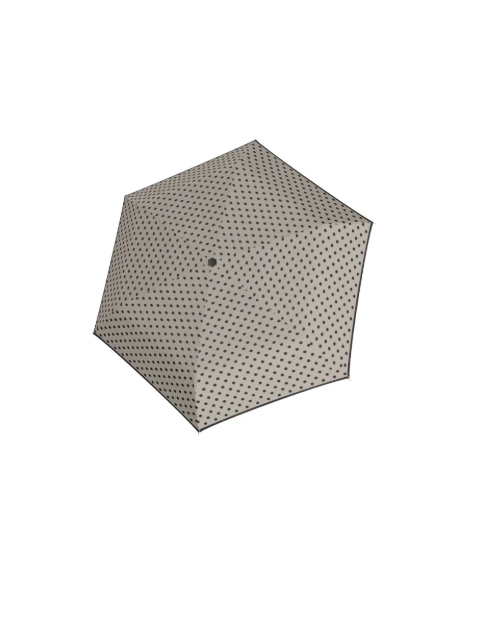 Obrázok z DERBY Hit Mini Flat Dots - dámský skládací deštník šedá