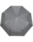 Obrázok z DOPPLER Fiber Magic big Chester classy stripe, RH Holz Griff - pánský plně automatický deštník světle šedá