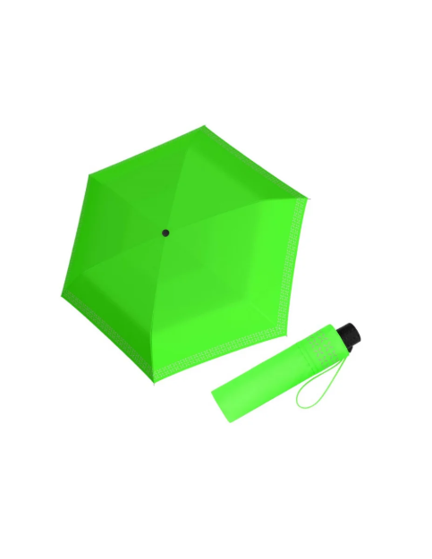 Obrázok z DOPPLER Fiber Havanna Safety Cross - dámský skládací deštník zelená