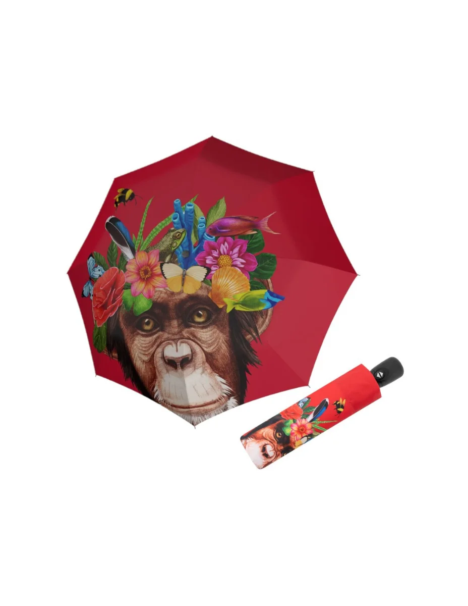 DOPPLER Modern Art Magic Flower Monkey - dámský plně automatický deštník vícebarevný 74615726