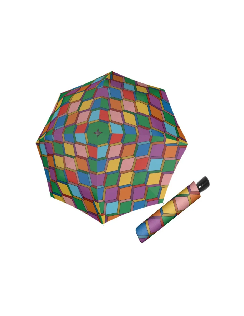 DOPPLER Modern Art Magic Steps - dámský plně automatický deštník vícebarevný 74615725