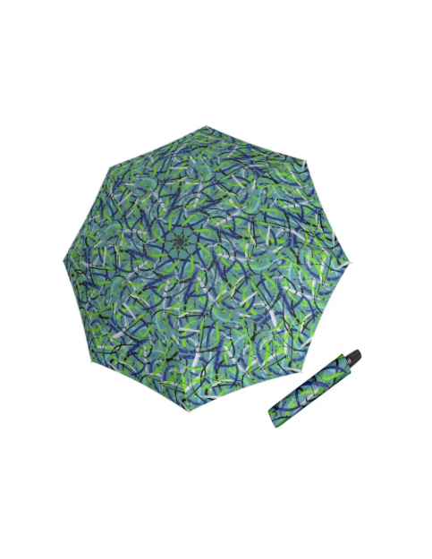 Obrázok z DERBY Hit Magic Moving Lines Blue - dámský plně automatický deštník zelená
