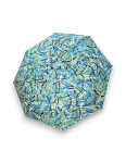Obrázok z DERBY Hit Mini Moving Lines Blue - dámský skládací deštník zelená