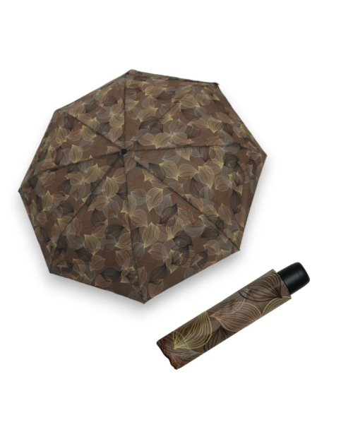 Obrázok z DERBY Hit Mini Leaves - dámský skládací deštník hnědá