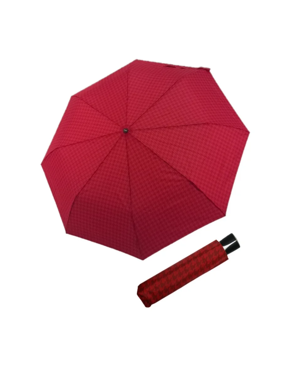 DOPPLER Fiber Mini Denver - dámský skládací deštník červená 726465DR02