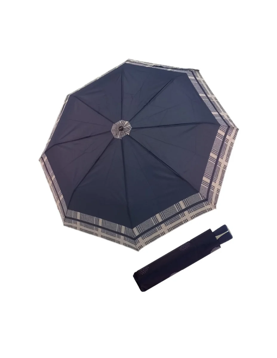 DOPPLER Fiber Mini Timeless - dámský skládací deštník modrá 726465T02