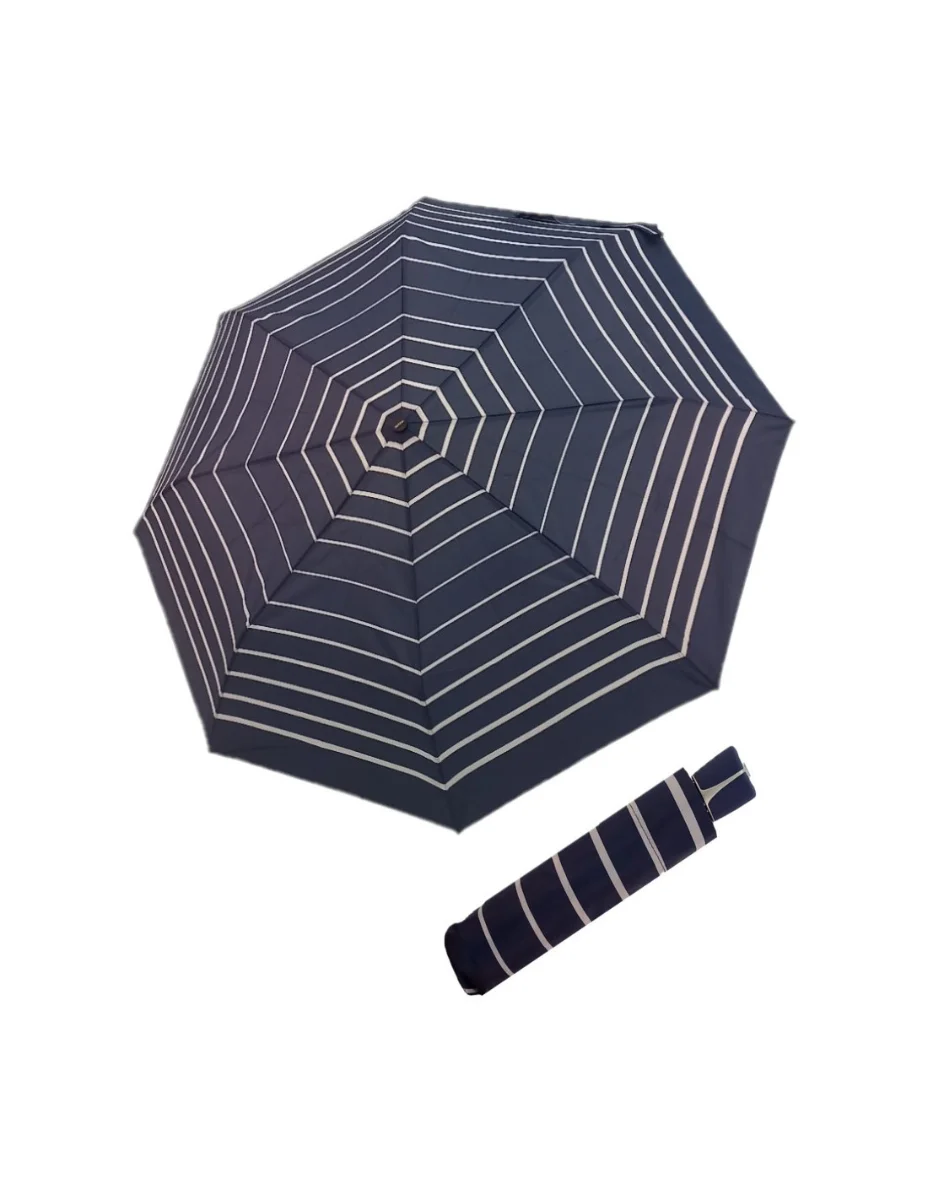 DOPPLER Fiber Mini Timeless - dámský skládací deštník modrá 726465T03