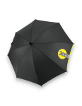 Obrázok z DERBY Dětský holový vystřelovací deštník s potiskem černá