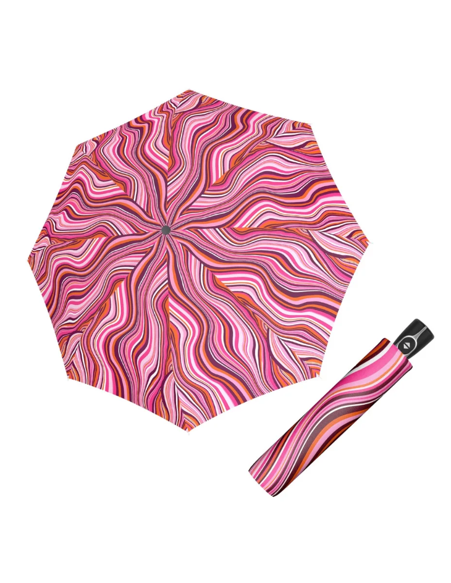 DOPPLER Fiber Magic Fresh berries – dámský plně automatický deštník vícebarevný 7441465FR01